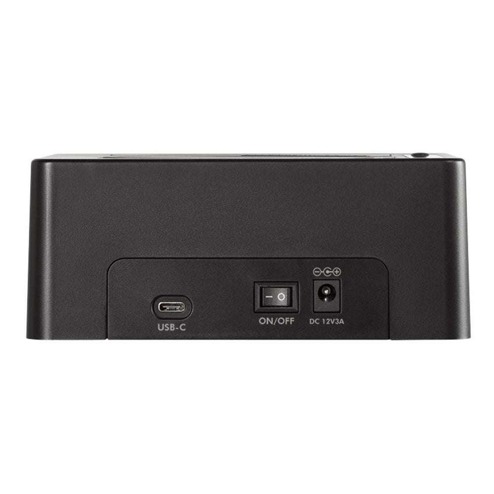 LogiLink USB 3.1 Gen 2 Quickport 2-Port für 2,5/3,5" SATA HDD/SSD schwarz inkl. Netzteil