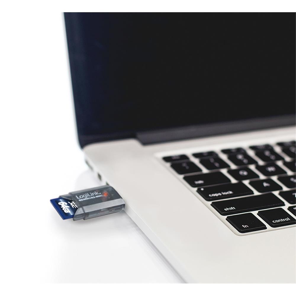 LogiLink Mini Cardreader USB 2.0 Stick für SD, SDHC und MMC Speicherkarten