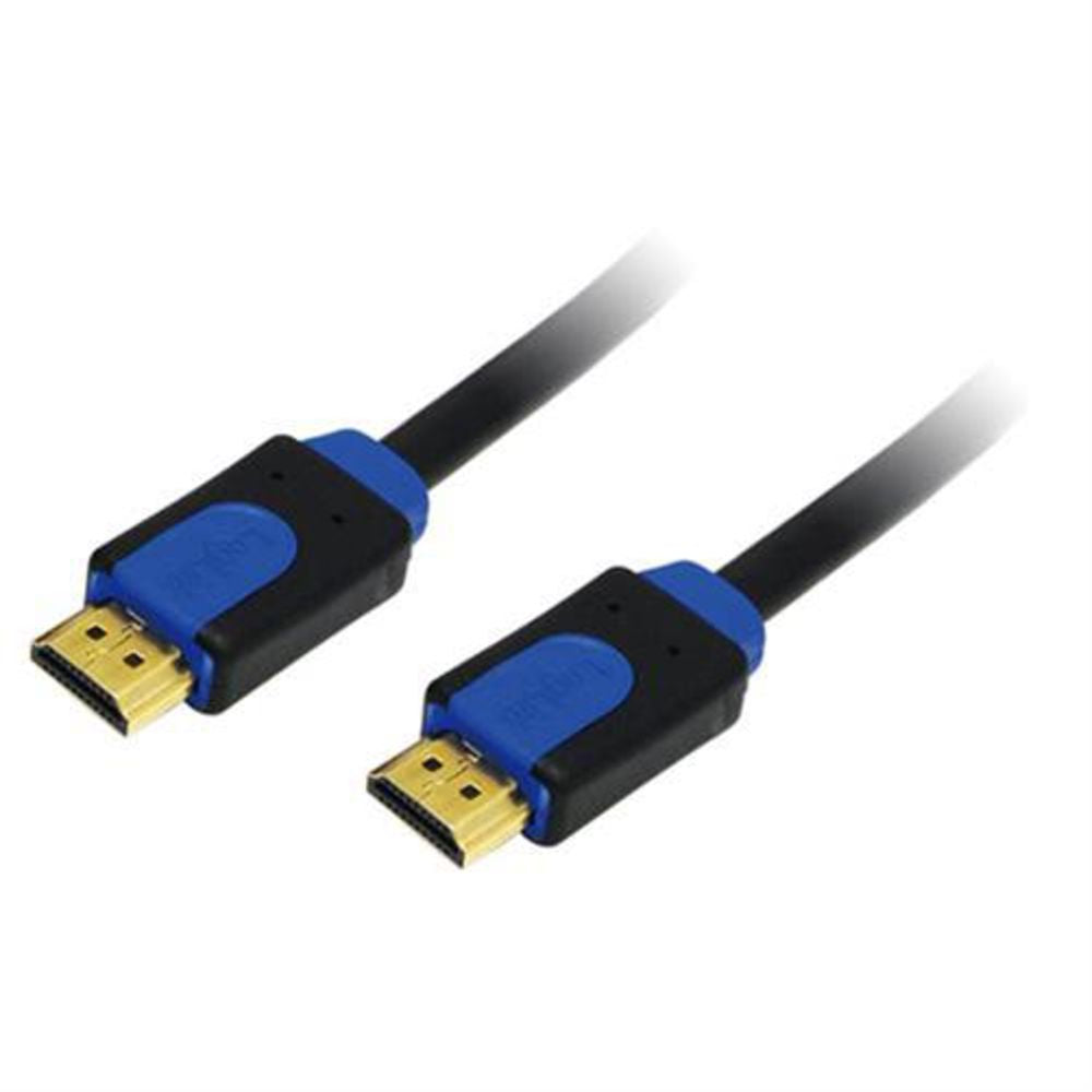 LogiLink Kabel HDMI High Speed mit 2x HDMI Typ A Stecker 1080p Full HD, 5m, Schwarz