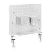 LogiLink Lochplatten-Organizer, Klemmmontage, Weiß, 42×47,7×9,9 cm