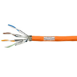 LogiLink Verlegekabel PrimeLine Cat.7 AWG23 S/FTP OFC LSZH PIMF orange 200 m