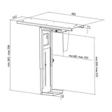 LogiLink PC-Halterung zur Untertischmontage