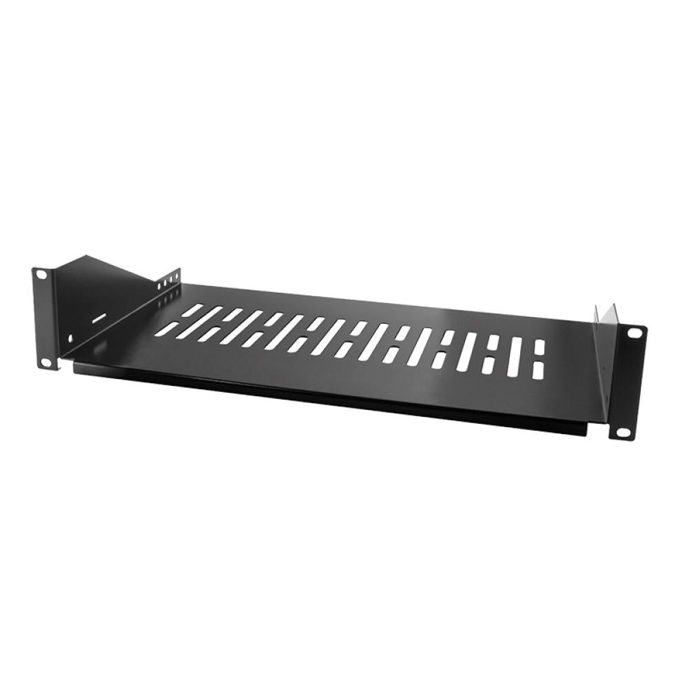 LogiLink 19" Fachboden Befestigung vorne 250mm in Schwarz