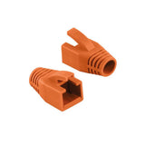 LogiLink RJ45-Stecker Knickschutztülle, 8,0 mm, orange, 50 Stk.