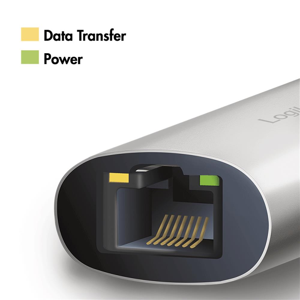 LogiLink USB-C zu RJ45 5G Ethernet Adapter – Aluminium, 5 Gbit/s, Full Duplex