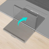 LogiLink Kabellose Multi-Device-Tastatur Bluetooth 5.1 mit Trackpad & Cover, Grau