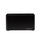 LogiLink USB 3.2 Gen 1 Mini-Dockingstation 8-Port schwarz Kartenleser Cardreader