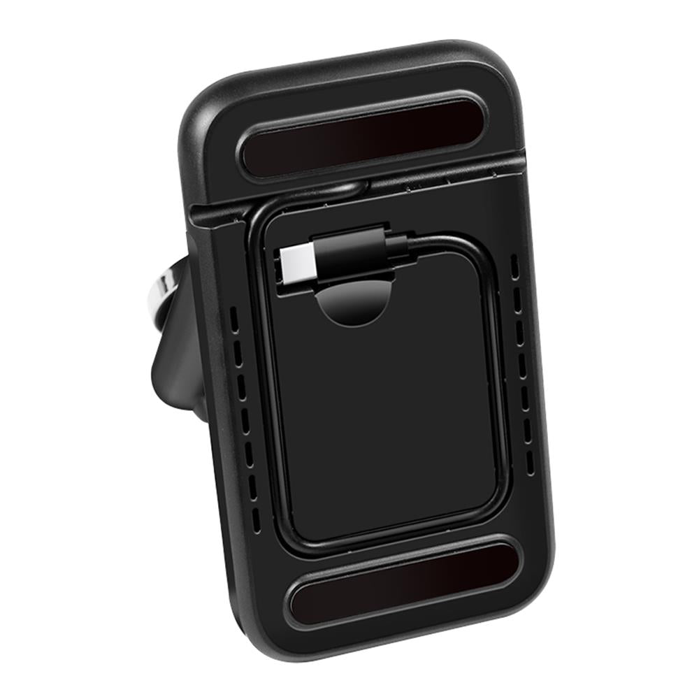 LogiLink 4-in-1 Ladestation – MagSafe kompatibel, kabellos, max. 20,5 W, schwarz