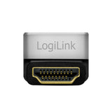 LogiLink HDMI-Adapter, A/M zu A/F 270° gewinkelt, 8K/60 Hz, schwarz/grau