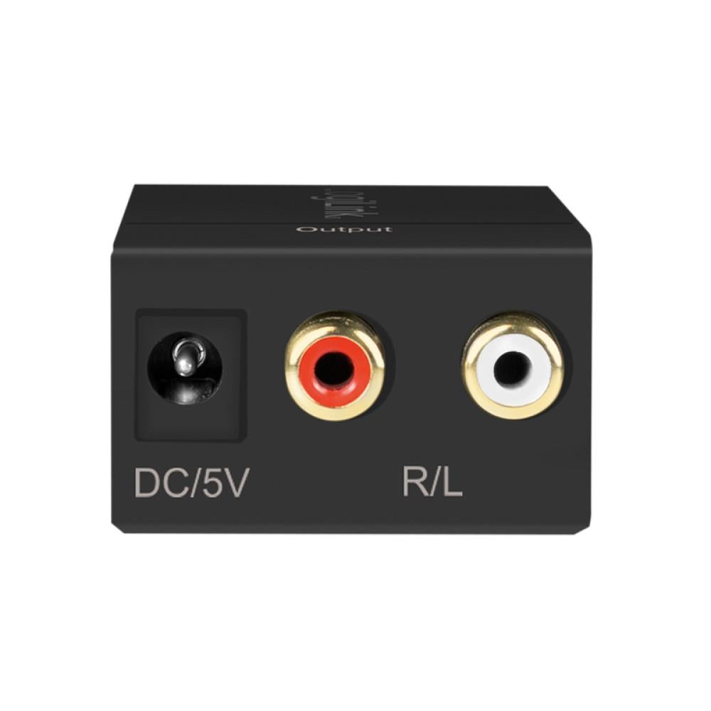 LogiLink Koaxial/Toslink zu analog L/R Audio-Konverter