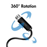 LogiLink USB-A LED-Sternenlicht, 6-Lichtmuster, mit flexiblem Hals