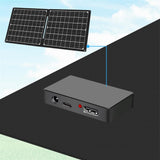 LogiLink 30 W faltbares Solarpanel, IP65, USB-A, USB-C, DC5521, für Powerbanks & Geräte