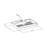 LogiLink Organizer für Mastbefestigung Ø 3–4,8 cm, max. 3 kg, Schwarz