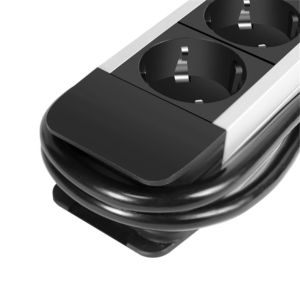 LogiLink 5-fach Steckdosenleiste mit LCD-Display für Energieverbrauch & CO₂-Emission