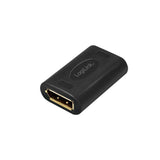 LogiLink DisplayPort Adapter Konverter DP/F zu DP/F UHD 8K@60Hz schwarz Ultra HD