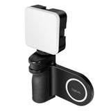 LogiLink Magnetischer Smartphone-Griff mit LED-Licht & BT5.2 Kameraauslöser – MagSafe-kompatibel