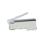 LogiLink RJ45-Modularstecker Cat.6A geschirmt, 50 Stück, für starre und flexible Adern