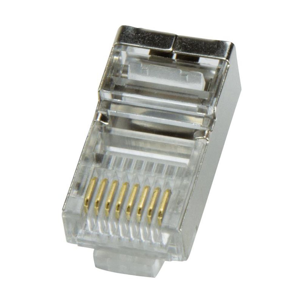 LogiLink RJ45-Modularstecker, Cat.5e, geschirmt, 100 Stück