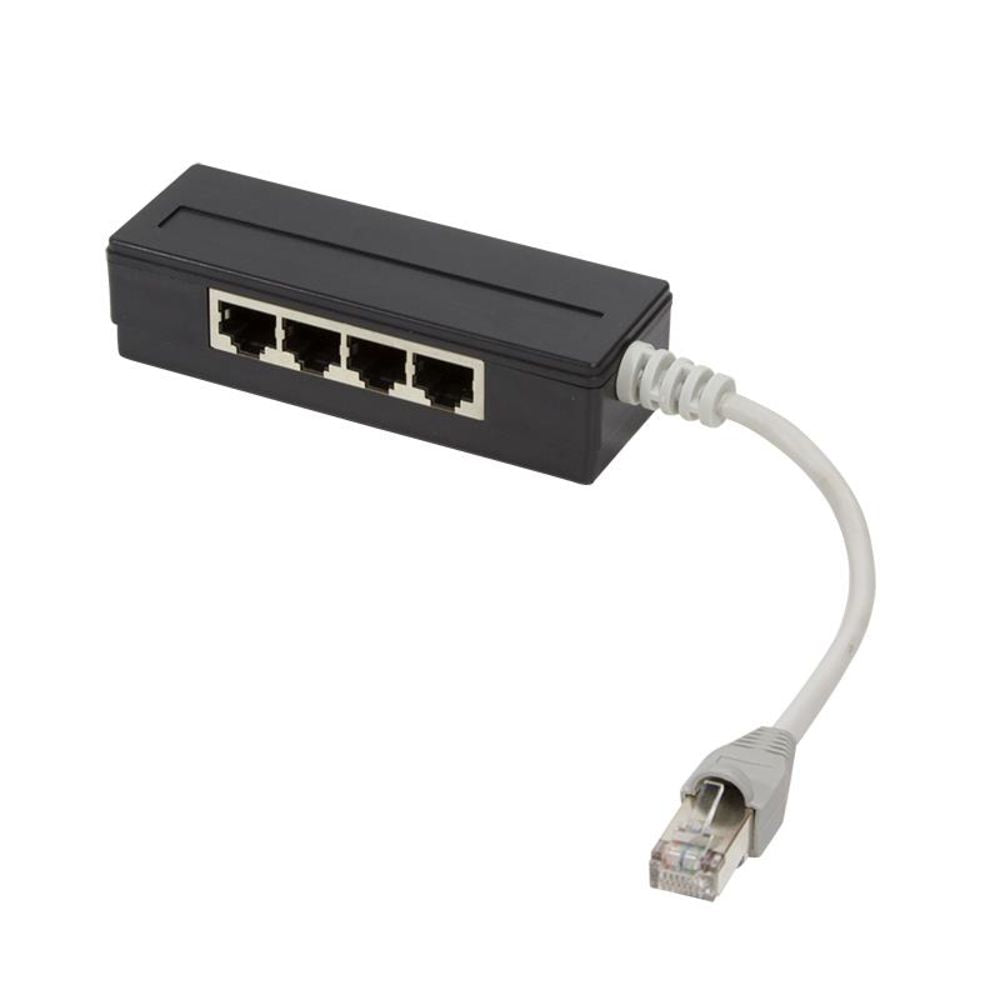 LogiLink 5-Port RJ45 Splitter geschirmt mit 15 cm Kabel