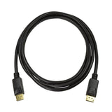 LogiLink DisplayPort Kabel male-male 4K/120Hz + 8K/60Hz Audio Video vergoldete Stecker schwarz 2m