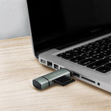 LogiLink USB 3.2 Gen1-Kartenleser, für SD- und microSD-Karte, Aluminiumgehäuse