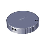 LogiLink Magnetisches USB 3.2 Gen2 SSD-Gehäuse, 100 W PD, MagSafe-kompatibel, Spacegrau