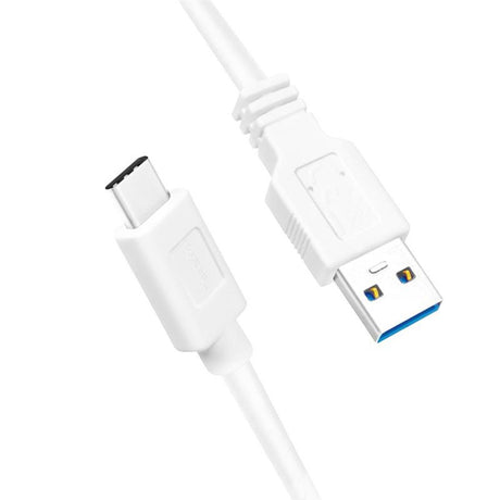 LogiLink USB Datenkabel 3.2 Gen1x1 Kabel USB-A Stecker auf USB-C Stecker 1,5m weiß