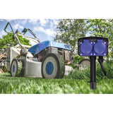LogiLink Outdoor-Steckdose 2-fach mit Erdspieß, IP44, 2 m Kabel, Schwarz/Blau