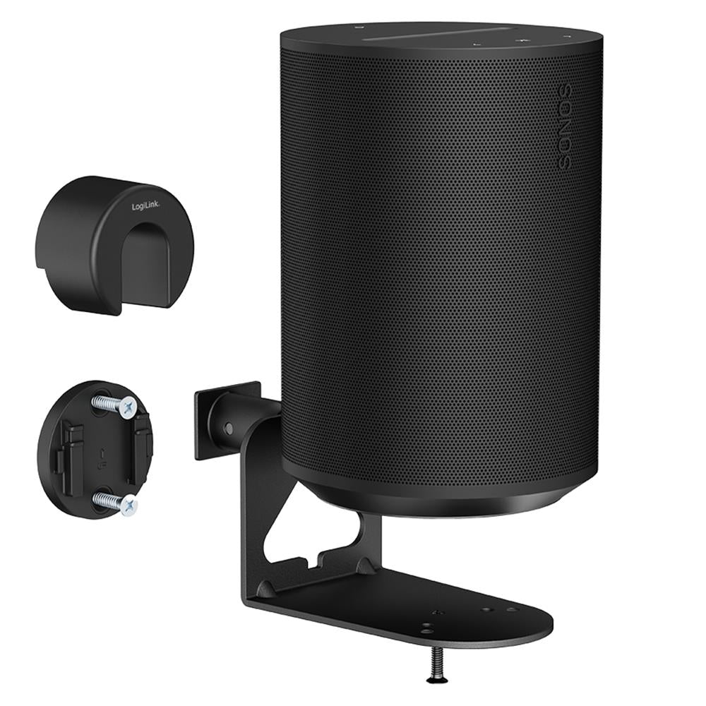 LogiLink Lautsprecher-Wandhalterung für SONOS ERA 100 & 300, max. 5 kg, schwarz