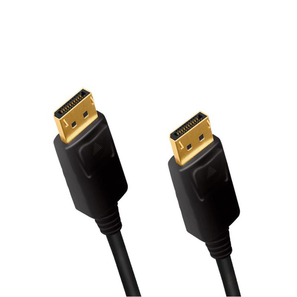 LogiLink DisplayPort-Kabel Stecker an Stecker 4K/60 Hz CCS schwarz 5 m